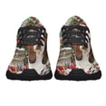 thumbnail image 5 of Basset Hound ChriStas American flag Shoes Sneakers Black Size 5, 5 of 7
