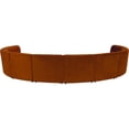 thumbnail image 4 of Meridian Furniture Sectionnel Modulaire 10 Pcs en Velours Cognac Limitless, 4 of 7