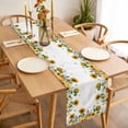 thumbnail image 3 of Table Runner 60 Inches Long for Kitchen Dining, Eucalyptus Leaves Dresser Scarf Farmhouse, Dining Table Decorations for Wedding/Parties, Sunflowers Spring Watercolor Country Floral Bee 13 x 60 In, 3 of 8