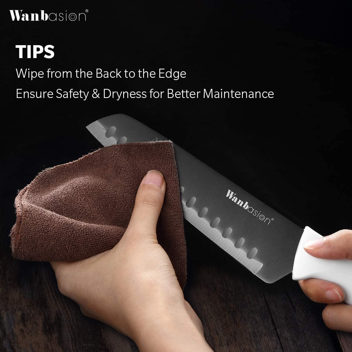 Wanbasion 16 Pieces Kitchen Knife Set Dishwasher Safe, Professional Chef  Kitc