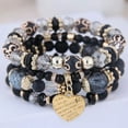 thumbnail image 4 of Bohemian White Crystal Beads Strand Bracelets For Women Girls Ethnic Tree Of Life Charm Wrap Bracelet Pulseira Feminina, 4 of 6