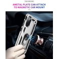 thumbnail image 3 of Grade Drop Impact for Samsung Galaxy S20 FE Case Galaxy S20 FE 5G Case 360 Metal Rotating Ring Kickstand Holder  Heavy Duty Shockproof Case for Galaxy S20 FE Phone Case (Sliver), 3 of 17