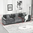 thumbnail image 5 of LiviNest Modular Sectional Sofa 3 Seater: Flexible Combination Cloud Couch for Small Apartments - Breathable Chenille Fabric & Easy Assembly Living Room Furniture for Urban Renters, 5 of 6