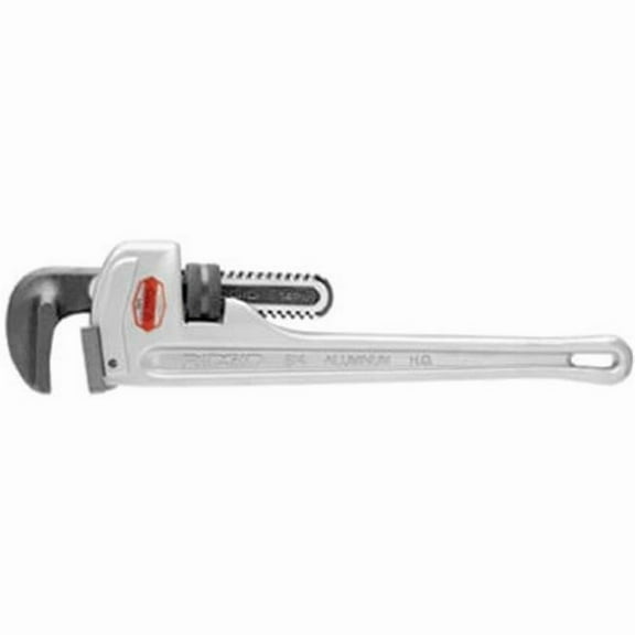 Ridgid  Aluminum Straight Pipe Wrench - 18 in. Plumbing Wrench