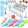 thumbnail image 2 of Bearachild Kit de suministros para decoración de tartas, 72 Uds., Kit de bolsas de repostería para cupcakes, galletas, glaseado, bricolaje Herramientas y accesorios para hornear Bearachild HA1240-00B, 2 of 6