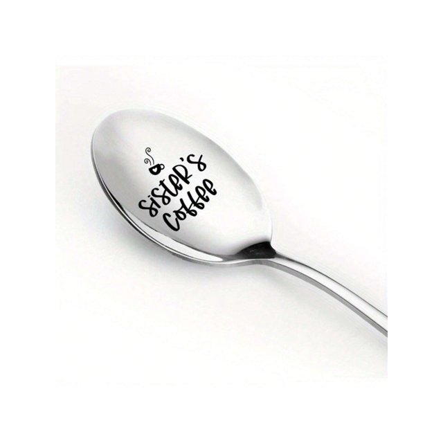 1pc, Cute Coffee Spoon Gifts For Couples Wife Husband, Funny Let's Spoon Engraved Stainless Steel, Coffee Lovers Gifts, Best Birthday Anniversary Chri