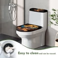 thumbnail image 4 of HELLHERO Owl Halloween Toilet Covers Set with Universal 2 Pieces Bathroom Toilet Cozy Set U-Shaped for Fits All Toilet Shapes, 4 of 8