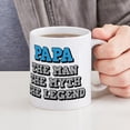 thumbnail image 6 of CafePress - Papa: The Man - 11 oz Ceramic Mug - Novelty Coffee Tea Cup, 6 of 6