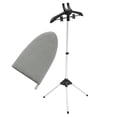 thumbnail image 4 of 1 juego de percha plegable para vaporizador de ropa, tendedero ajustable con tabla de planchar, 4 of 7