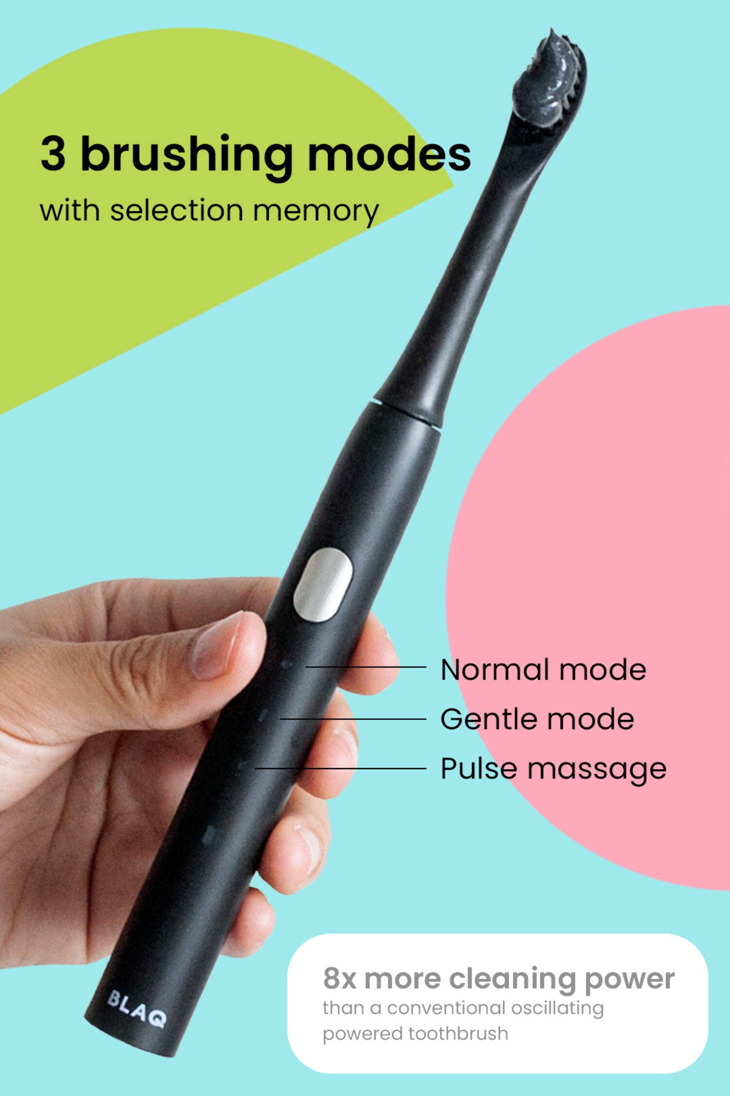 BLAQ Electric Toothbrush | Engineered for Oral Health