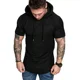 thumbnail image 1 of Sudadera Manga Corta De Verano Con Capucha Para Hombre, 1 of 8
