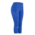 thumbnail image 5 of Breezora Women's High Waisted Seamless Yoga Capri Pants - Breathable Cationic Fabric with Pockets, Workout and Running Tights, 5 of 5