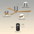 thumbnail image 5 of Matthews Fans - Irene-3H 3-Blade 42 Inch Flush Mount Ceiling Fan In Contemporary, 5 of 6