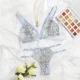 thumbnail image 2 of Sujetador de encaje Sexy para mujer, ropa interior sin costuras, Bralette, lencería ultrafina, conjuntos de bragas, 2 of 4