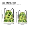 thumbnail image 4 of Easygdp Kiwi and Avocado Drawstring Backpack, Beach Sackpack, Travel Sackpack Lightweight for Sports, Gym, Travel, Swimming - Medium, 4 of 9
