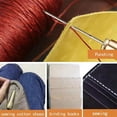 thumbnail image 5 of Sewing Kit, Professional Leather Sewing Needle with Handle, Hand Sewing Tool for Leather Canvas Shoe Repair, Saddle Coat Bookbinding – Alloy Metal Craft Kit, 5 of 10
