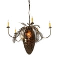 thumbnail image 2 of Meyda Tiffany 98970 Six Light Up Lighting Chandelier - Rust, 2 of 4