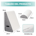thumbnail image 4 of Almohada Cojin Antireflujo Grande Malubero GRIS/CLARO, 4 of 5