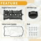 thumbnail image 4 of Tapa de válvula del motor frontal Unique Bargains con junta No.132643KY0A para Nissan Altima 2.5L 2013-2017 Plástico Negro 1 Juego, 4 of 8