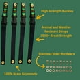 thumbnail image 4 of Ultimate Black Bear Trash Lock, Four Strap.  Certified Black Bear Resistant, Animal Proof existing Trash cans. Also Works for Wind, Squirrels, Raccoon, Opossum, and Other varmints/Critters, 4 of 9