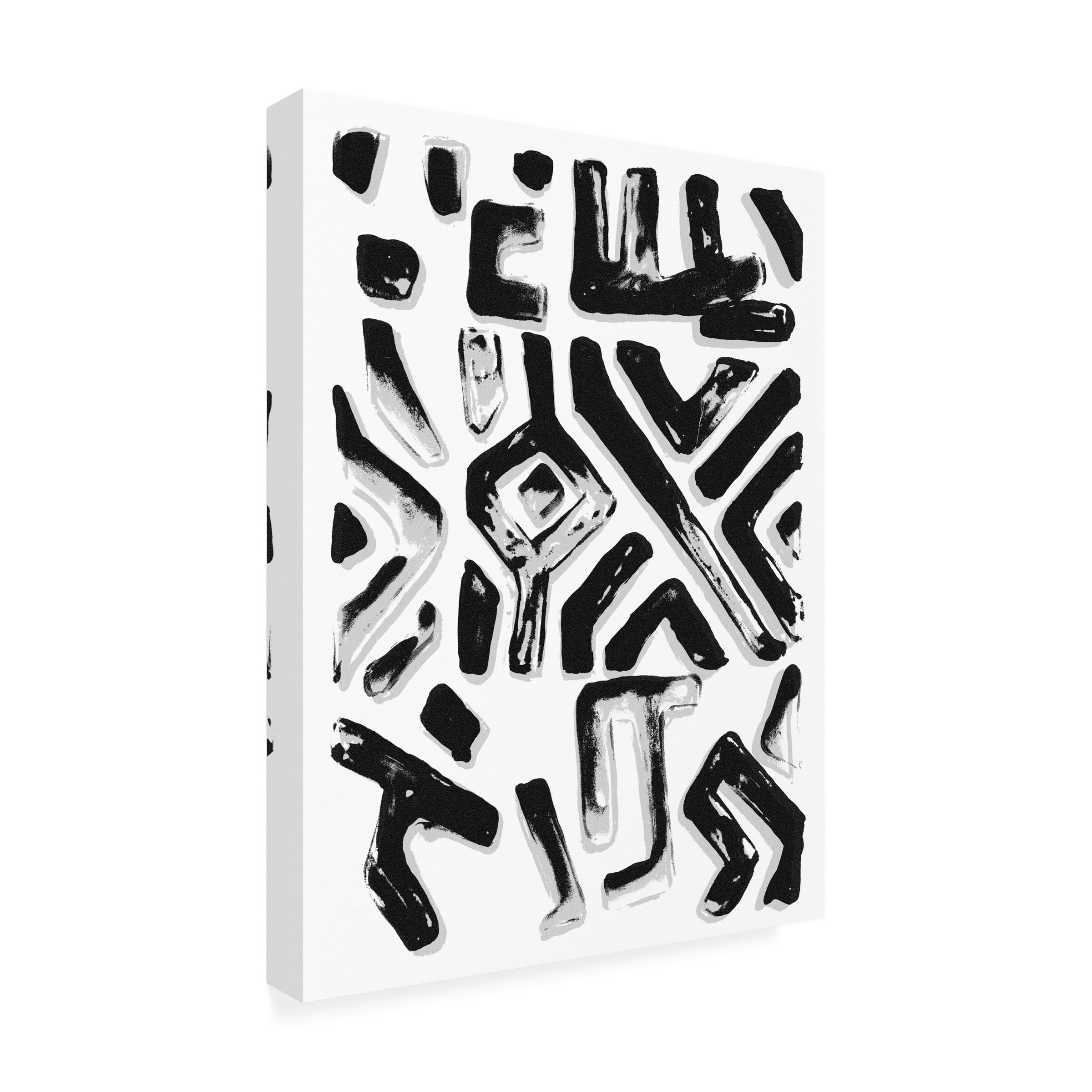 Stellar Design Studio 'African Textile Woodcut II' Canvas Art