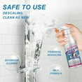 thumbnail image 3 of Bathroom Descaler Foam Cleaner Spray, Stubborn Stains Cleaner, All-Purpose Foaming Cleaner, Dissolves Calcium, Lime, And Soap Scum - Fresh Scent (2), 3 of 10