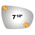 thumbnail image 3 of Convex Passenger Side Replacement Mirror Glass for 2011-2013 Kia Optima W/O Baking Plate, 3 of 4