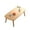 Wood Grain Color, variant on Yiwa Folding Floor Table, 31.5" x 20" Wood Laptop Desk with Foldable Legs, Low Table for Sitting On The Floor, Space Saving Collapsible Bed Desk for Working Reading Writing