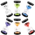 thumbnail image 1 of Sand Timer Monsin Colorful, paquete de 6 unidades, 1/3/5/10/15/30 minutos, 1 of 6