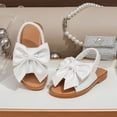 thumbnail image 6 of Zshosam Sandals for Girls Toddler Girls Shoes Flower Punch Baby Flats Sandals Removable Size 1.5,(White Little Kids 1.5), 6 of 8