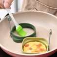 thumbnail image 4 of Food Grade Silicone Egg Rings, Non-Stick Mold for Fried Eggs & Poachers, Dishwasher Safe Cookware, 4 of 7