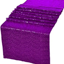 Gowinex Purple 12" x 108" Glitz Sequin Table Runners