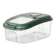 thumbnail image 1 of 50% off clearance! Kitchen Rice Bucket Household Green Medium - Extra Large Rice Container Airtight Food Storage Containers Food Storage Containers with Lids for Rice Baking Rice Dispenser, 1 of 7