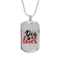 thumbnail image 1 of Stainless Steel or 18k Gold Dog Tag 24" Chain, 1 of 8