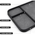thumbnail image 4 of Leather Tray, Stylish and Organized Multifunctional Tray, for Table Entryway, Premium PU Leather, Catchall Tray for Keys, Watch, Wallet, Jewelry, and More (Black Frame), 4 of 7