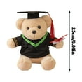 thumbnail image 2 of Grad Party Decorations Graduation Stuffed Bear, 10 Inch Graduation Season Creative Gift Bear Doll Plush Toy, for Graduation Decorations Anniversary Party Decorations (C), 2 of 6