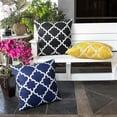 thumbnail image 5 of Outdoor Waterproof Pillow Covers 16x16 Inches Black and White Patio Outdoor Throw Pillows Cushion Cases for Couch Porch Furniture Set of 2, 5 of 6