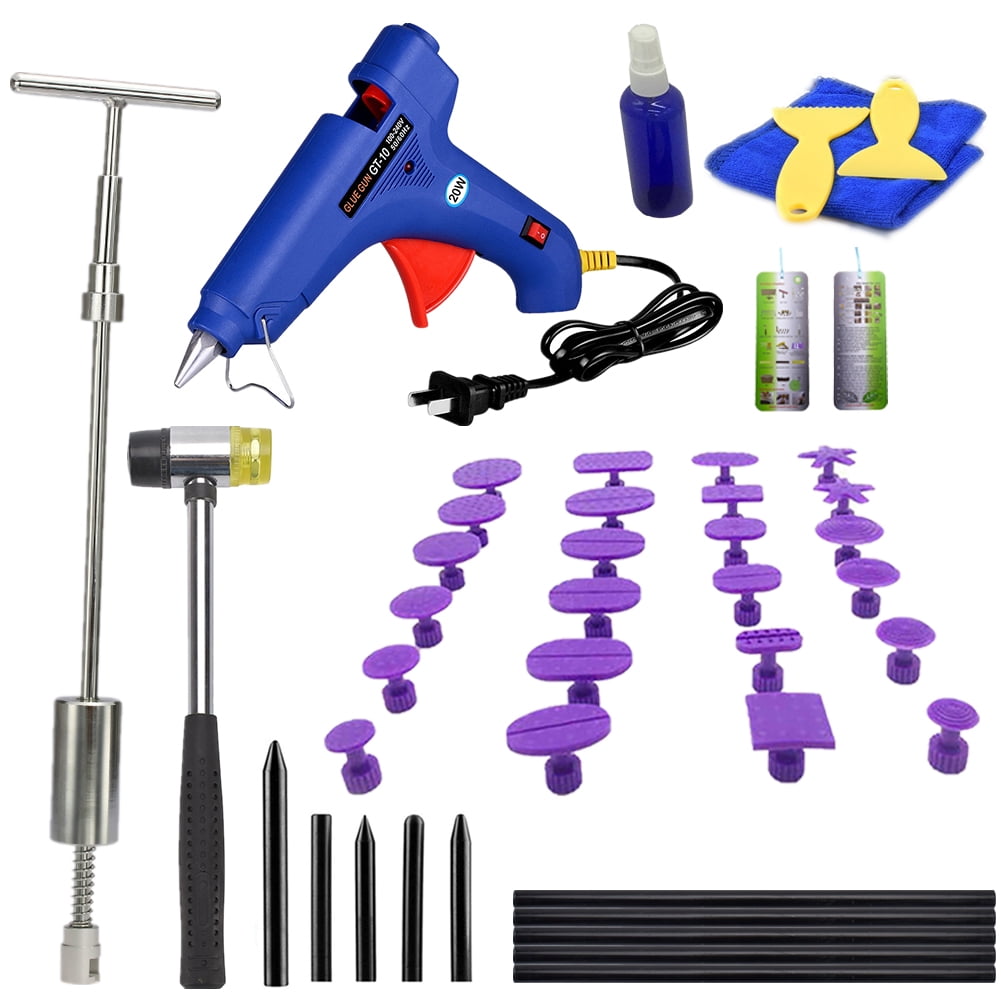 Paintless Dent Repair Tools Dent Puller Kits Pops a Car Dent Removal