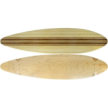 TGM Skateboards Moose Longboard 9.5" x 41" Top-Ply Bamboo Deck with Grit