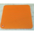 thumbnail image 6 of 4-Pack Silicone Pot Holders Non- Mats with Honeycomb Pattern for Pots, Pans, Bowls, Cups - Orange & Yellow, 6 of 7