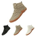 thumbnail image 4 of NOKIO Men'S High-Top Thermal Snow Boots Couple Snow Boots Men'S High Top Snow Boots Fashion Casual Trainers Breathable Flat Casual Shoes Winter Padded Warm Women'S Boots Men'S Snow Trekking Shoes, 4 of 5
