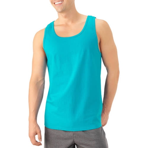 Fruit of the Loom Men's soft jersey tag free tank top