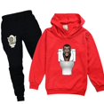 thumbnail image 3 of Sudadera con capucha Skibidi para niños y niñas, ropa de Skibiditoilet, sudaderas con capucha, pantalones, conjuntos de 2 uds., disfraz bonito para niños, chándal para niños, 3 of 5