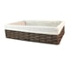 thumbnail image 4 of Cesta de almacenamiento tejida a mano, cestas nido, cesta para servir, caja de cosméticos tejida cafe l, 4 of 9