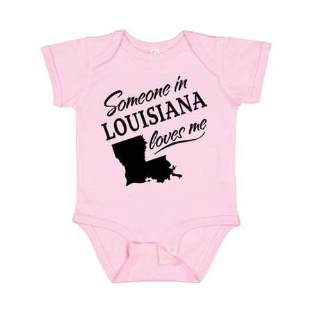 

Inktastic Someone in Louisiana Loves Me Gift Baby Boy or Baby Girl Bodysuit
