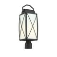 thumbnail image 2 of Designers Fountain Fairlington Black 1 Light Post Lantern, 94696-BK, 2 of 2