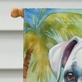 thumbnail image 3 of White Boxer Luau House Flag, 3 of 7
