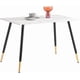thumbnail image 5 of Mesa de Comedor Marble para 4 a 6 Personas 110CM Mesa de Cocina Rectangular con Patas de Dorado,Moderno FurnitureR MESA DE COMEDOR MODERNO, 5 of 8