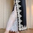 thumbnail image 5 of Slccxzc Lace Slip Underskirt, Floral Hem Half Slip for Cheongsam Hanfu Qipao, 5 of 7