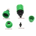 thumbnail image 2 of Conector de manguera para grifo de riego de jardín, conector de manguera, conector de grifo mezclador, adaptador de manguera para interior y exterior, 1 unidad verde, 2 of 5
